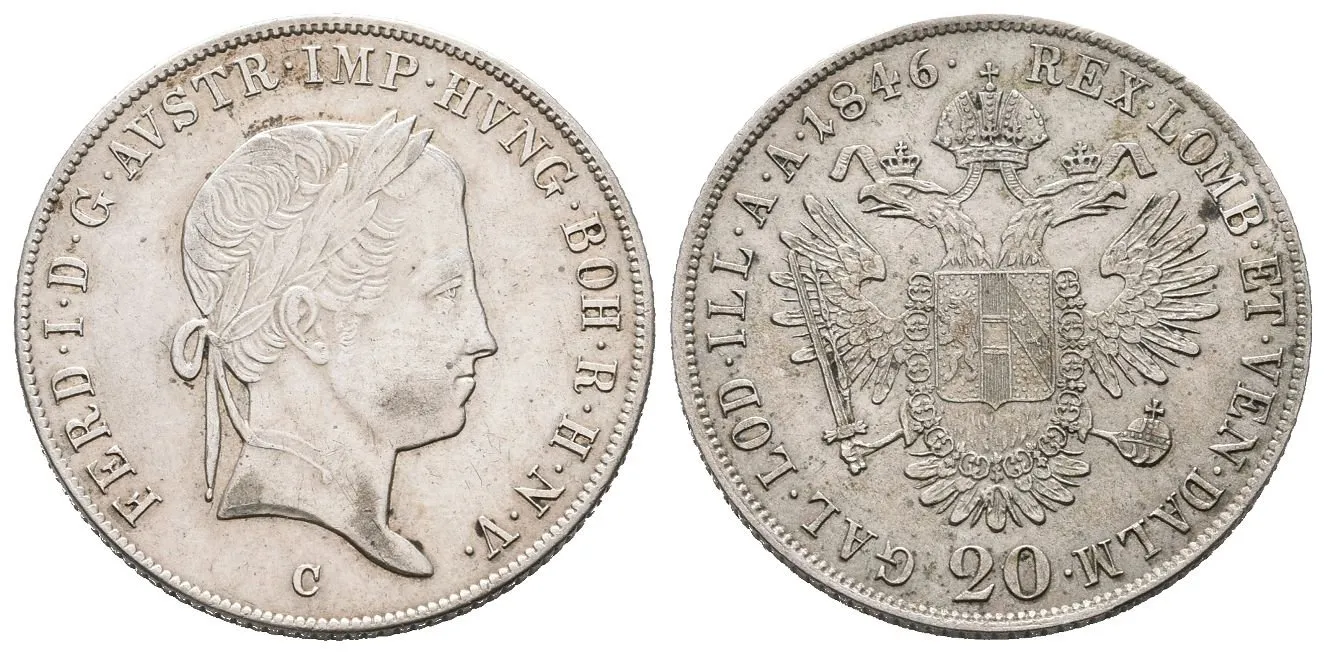 Ferdinand V., 20 Krejcar 1846 C