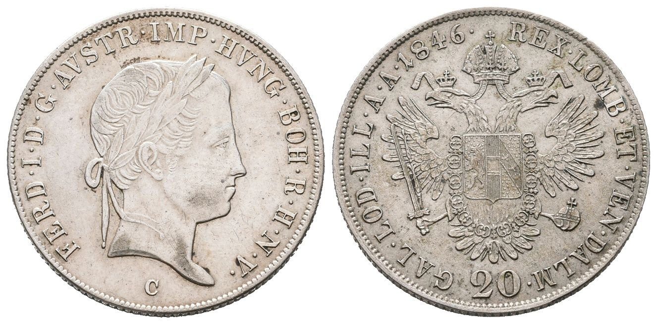 Ferdinand V., 20 Krejcar 1846 C