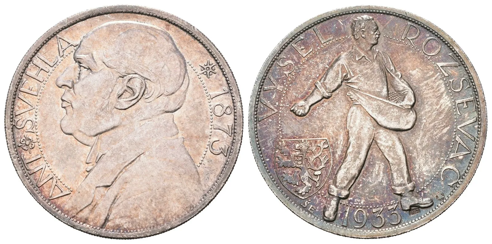 AR Medaile 1933 - Antonín Švehla