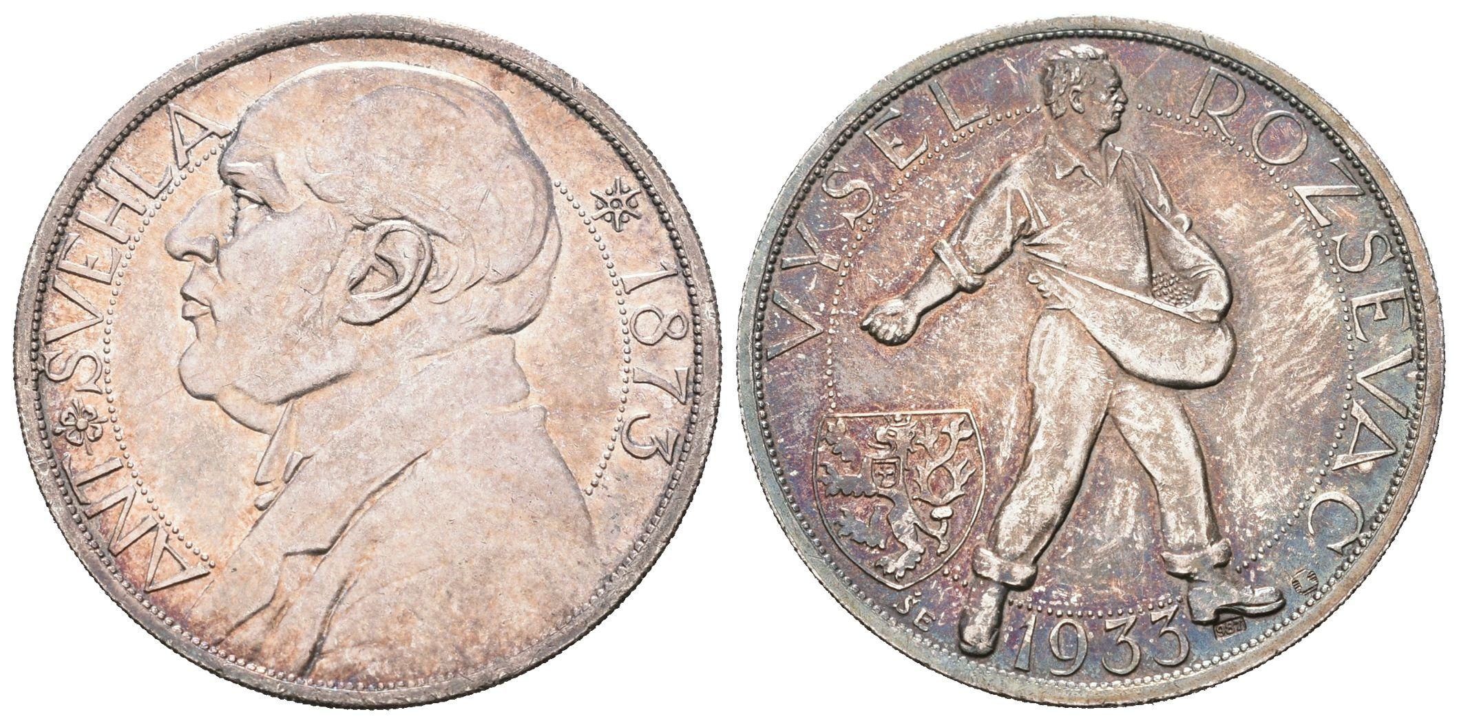 AR Medaile 1933 - Antonín Švehla