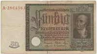 Německo, 50 Rentenmark 1934, Hej.D16a