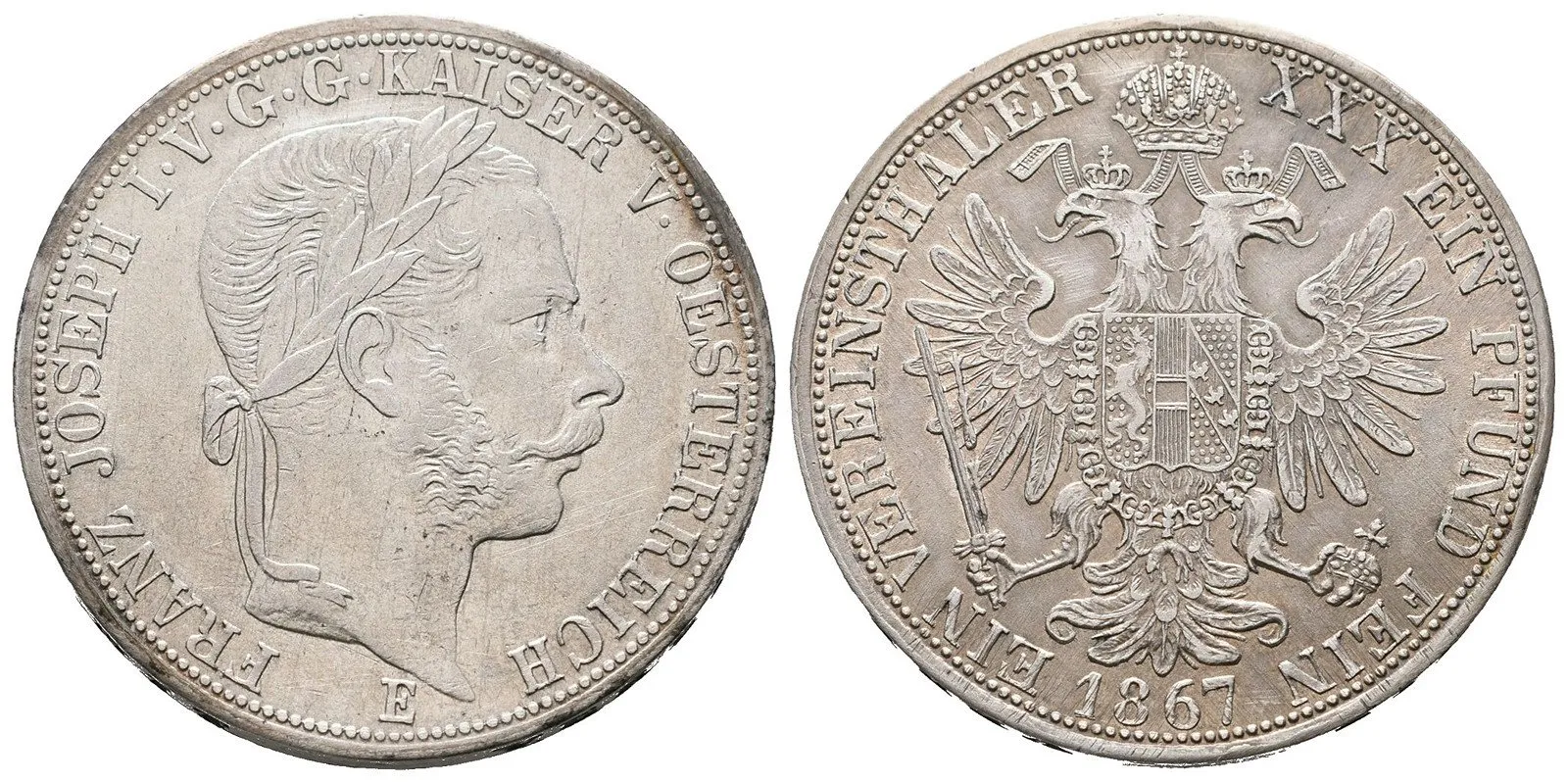 Rakouská a spolková měna, 1857 - 1892 — 1
