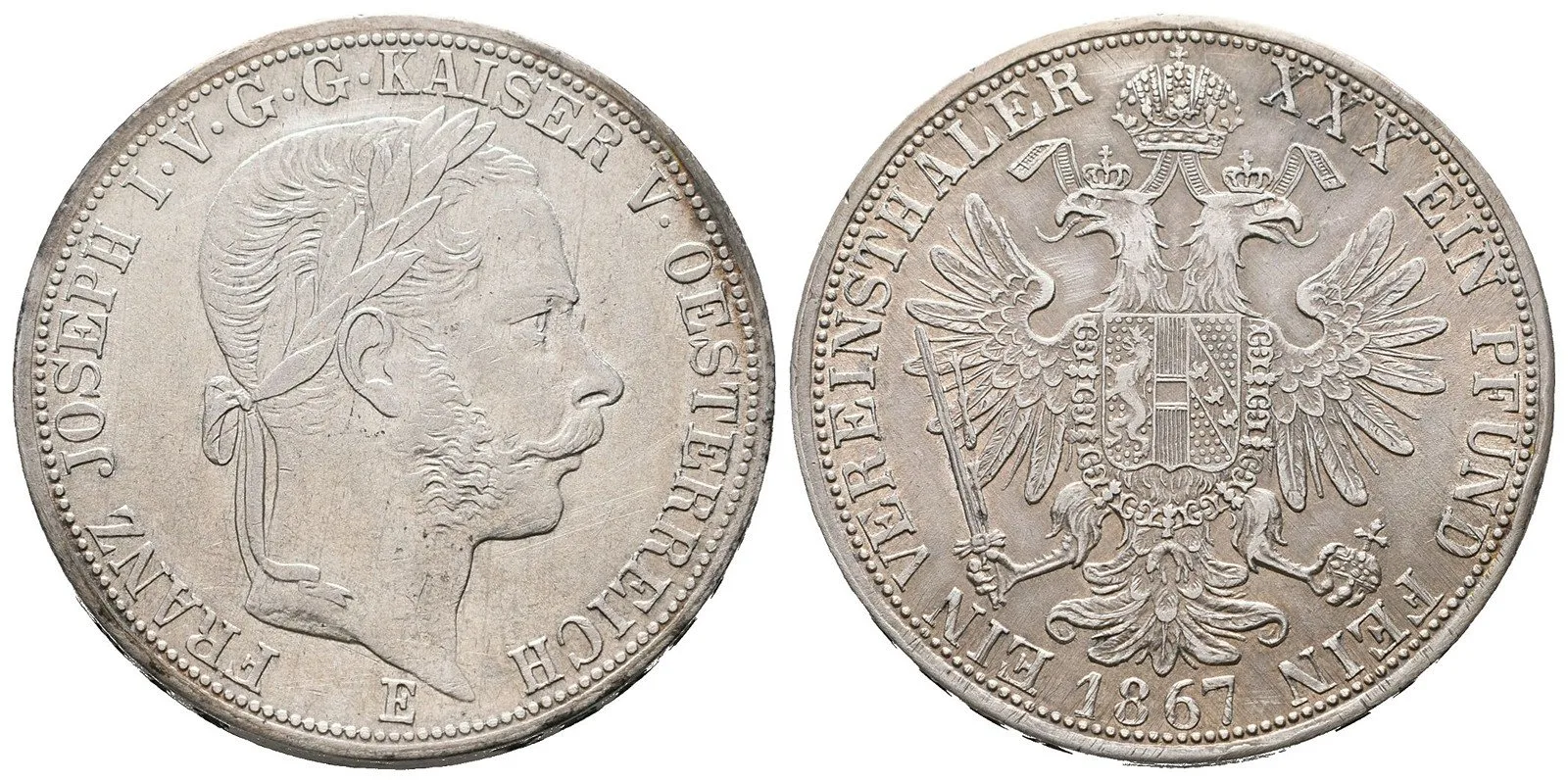 Rakouská a spolková měna, 1857 - 1892 — 1