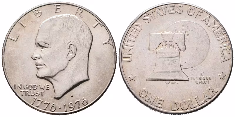 USA, 1 Dollar 1976 - Dwight D. Eisenhower