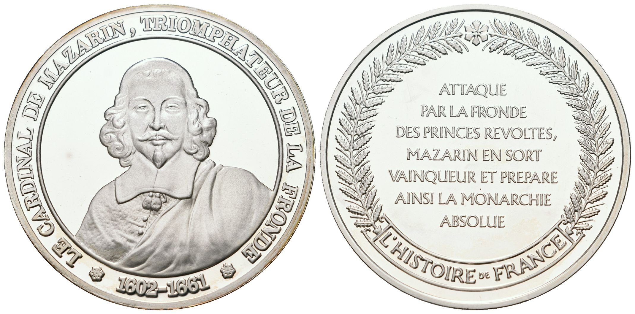 Francie - AR Medaile b.l. - Cardinal de Mazarin