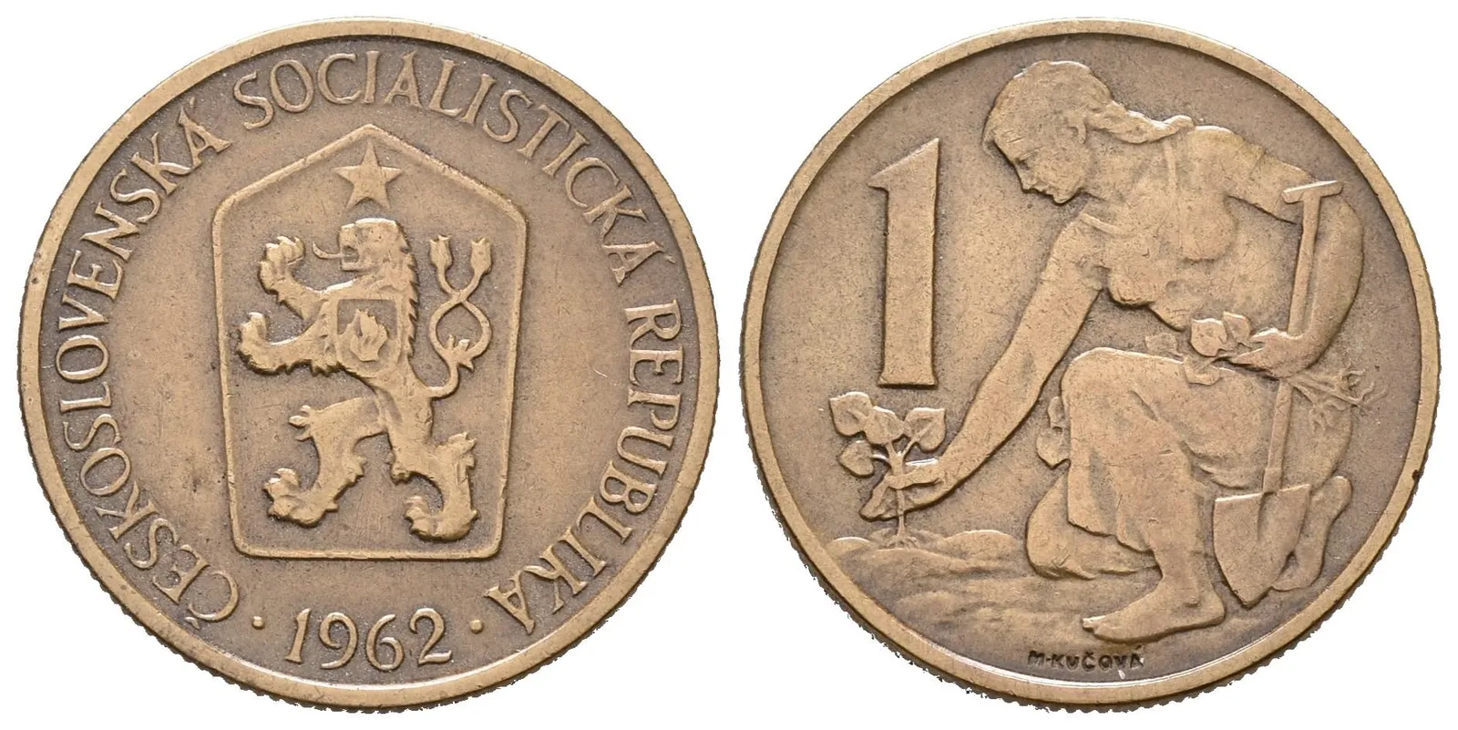 1 Koruna 1962