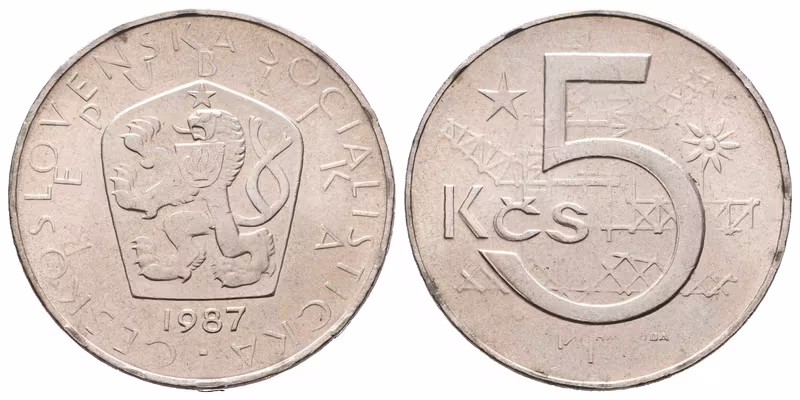 5 Koruna 1987