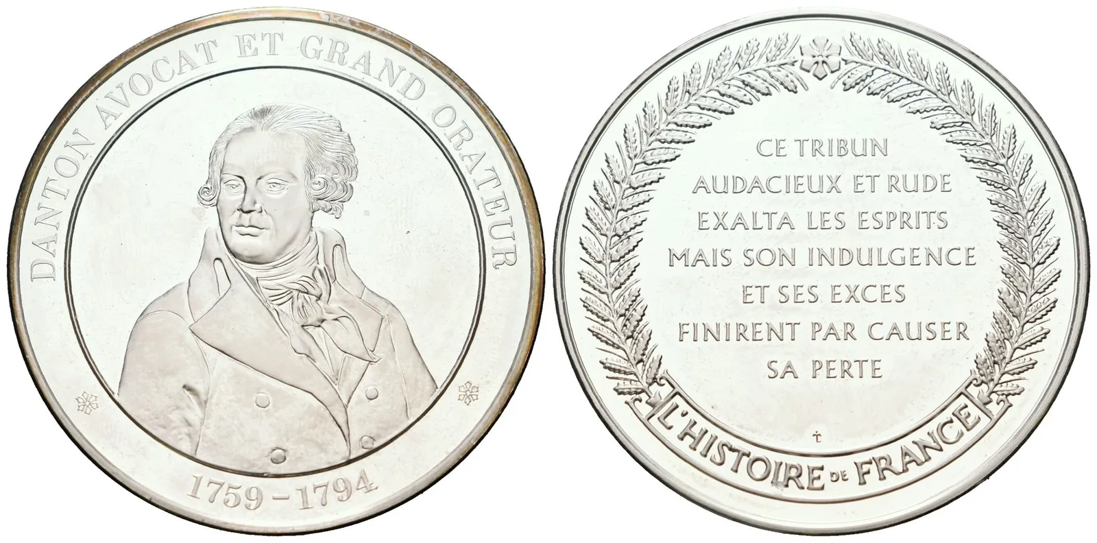 Francie - AR Medaile b.l. - Danton