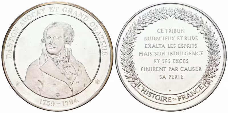 Francie - AR Medaile b.l. - Danton