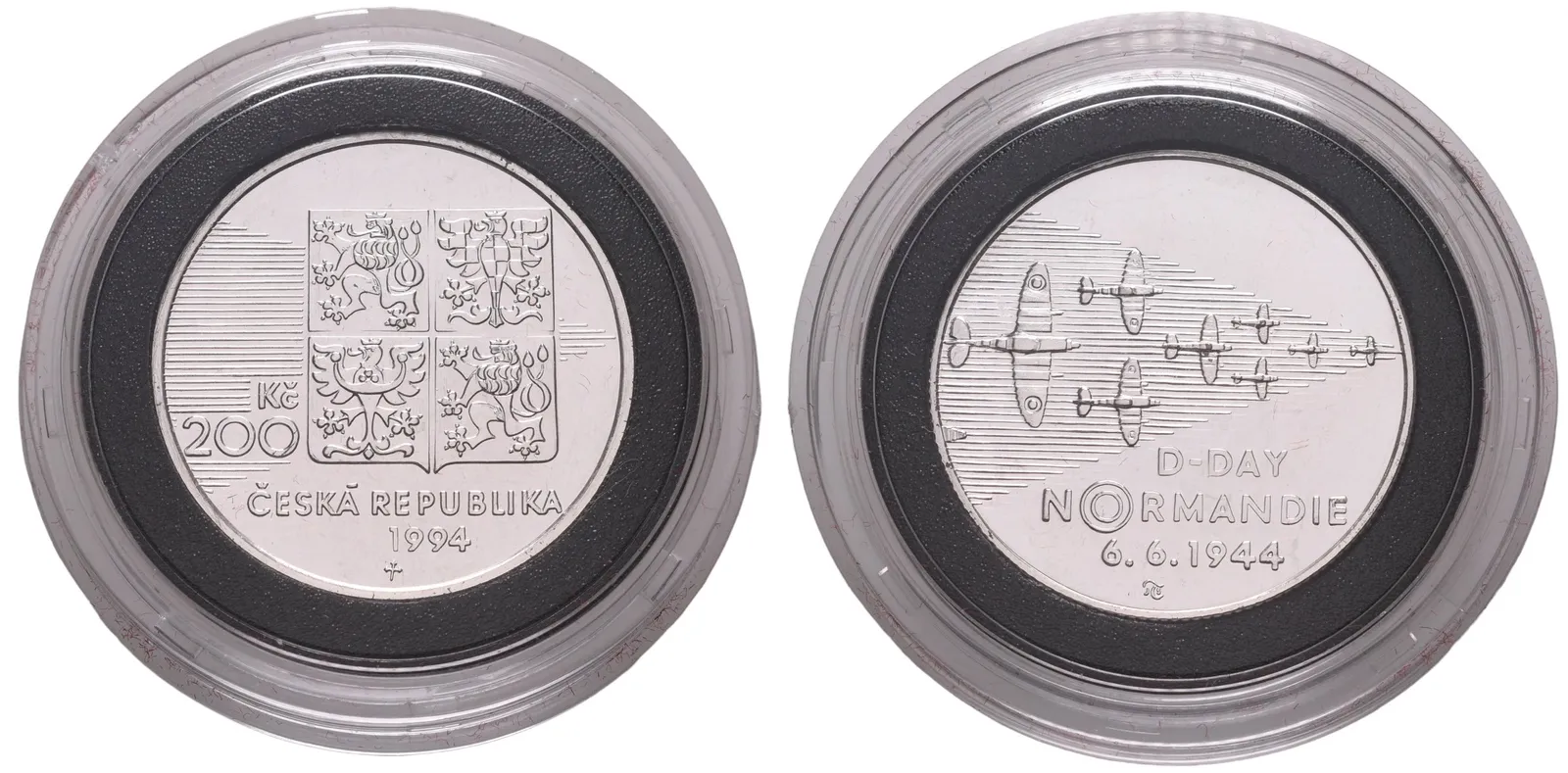 200 Kč 1994 - Normandie, Proof-like