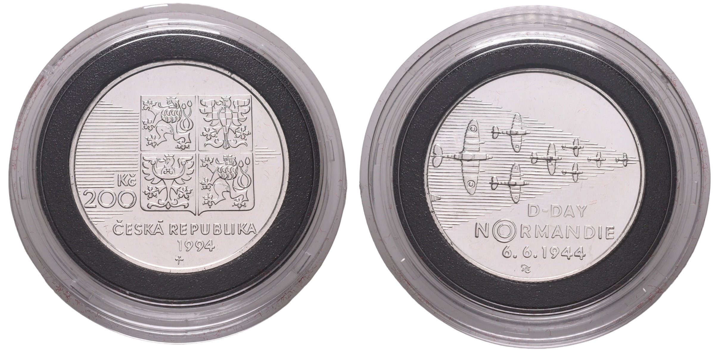 200 Kč 1994 - Normandie, Proof-like