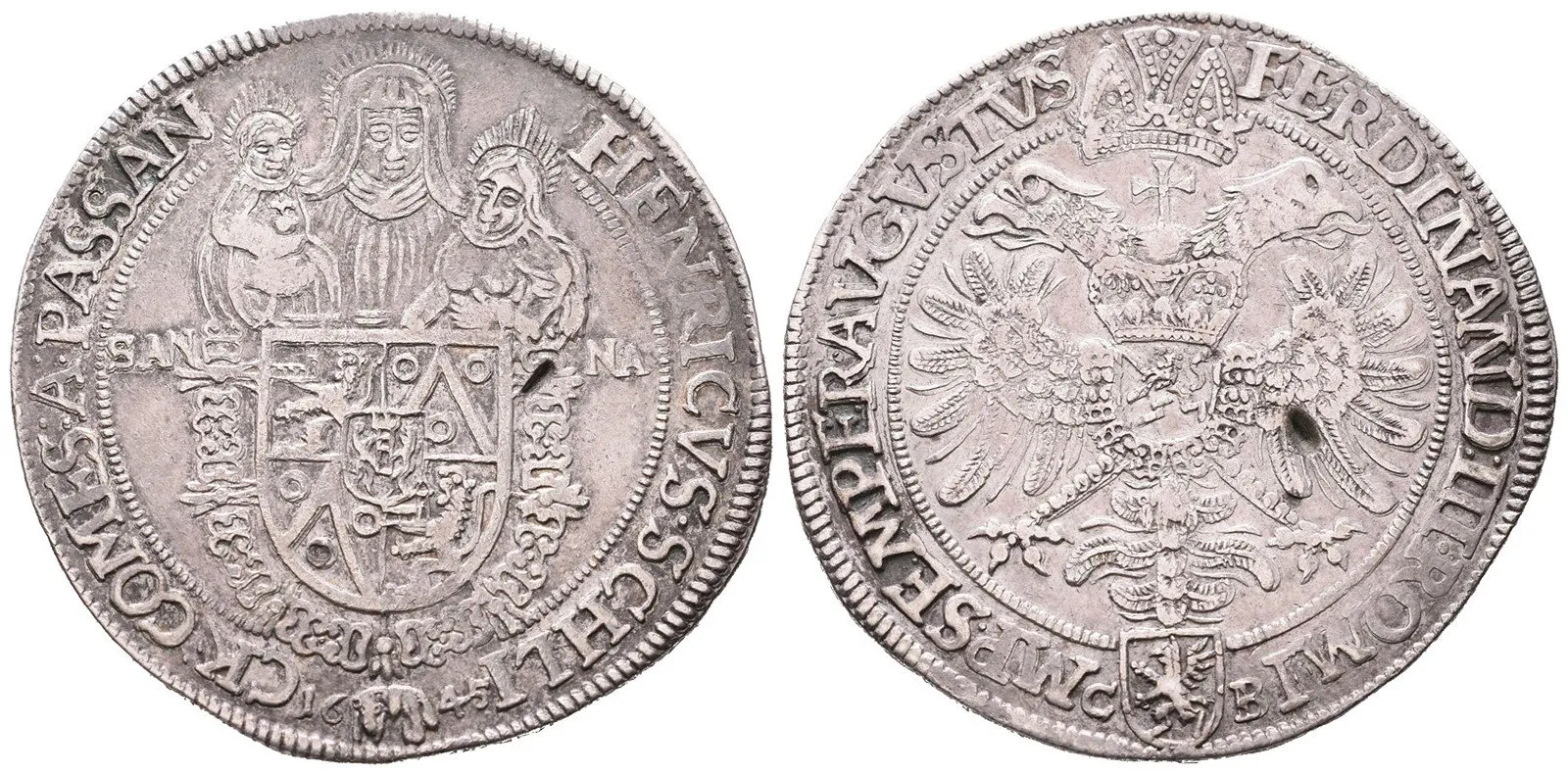 Šlik Jindřich, 1612 - 1650 — 1