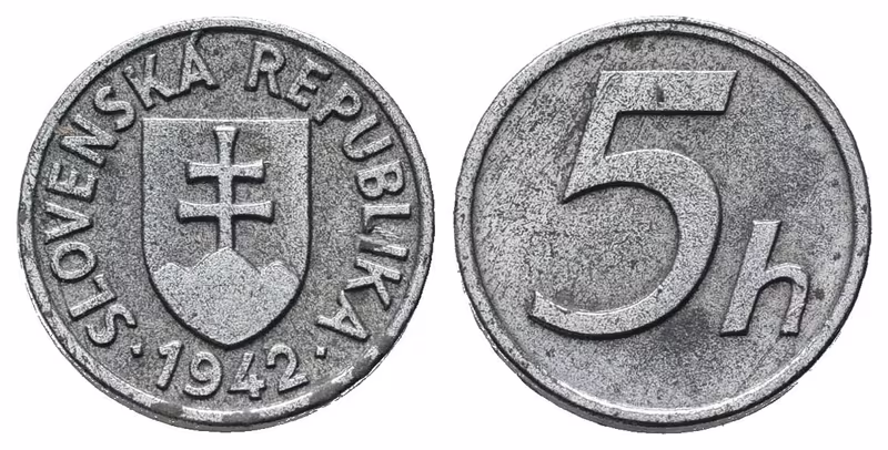 5 Haléř 1942, vzácný