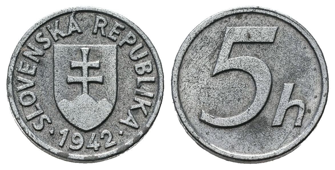 5 Haléř 1942, vzácný