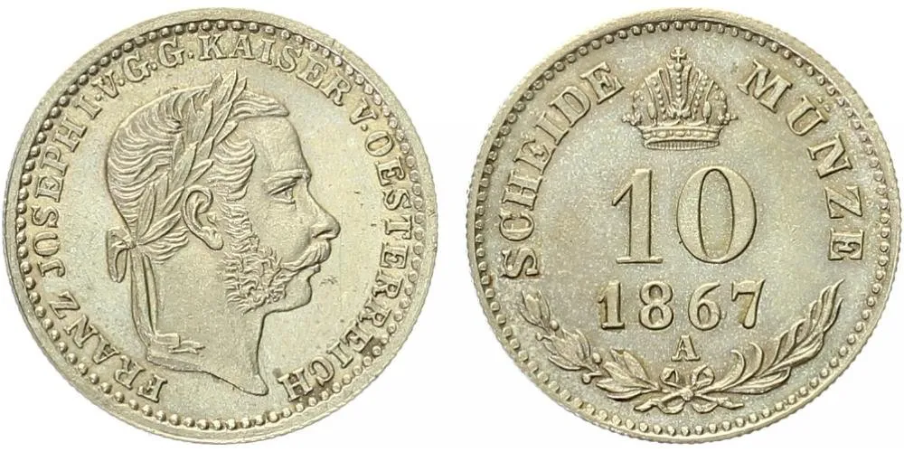 Rakouská a spolková měna, 1857 - 1892 — 1