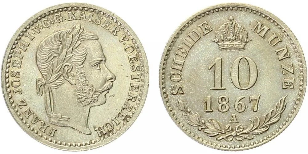 Rakouská a spolková měna, 1857 - 1892 — 1