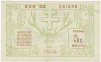 Nová Kaledonie, 5 Francs / 15. 6. 1943, P.56 - fotografie 2