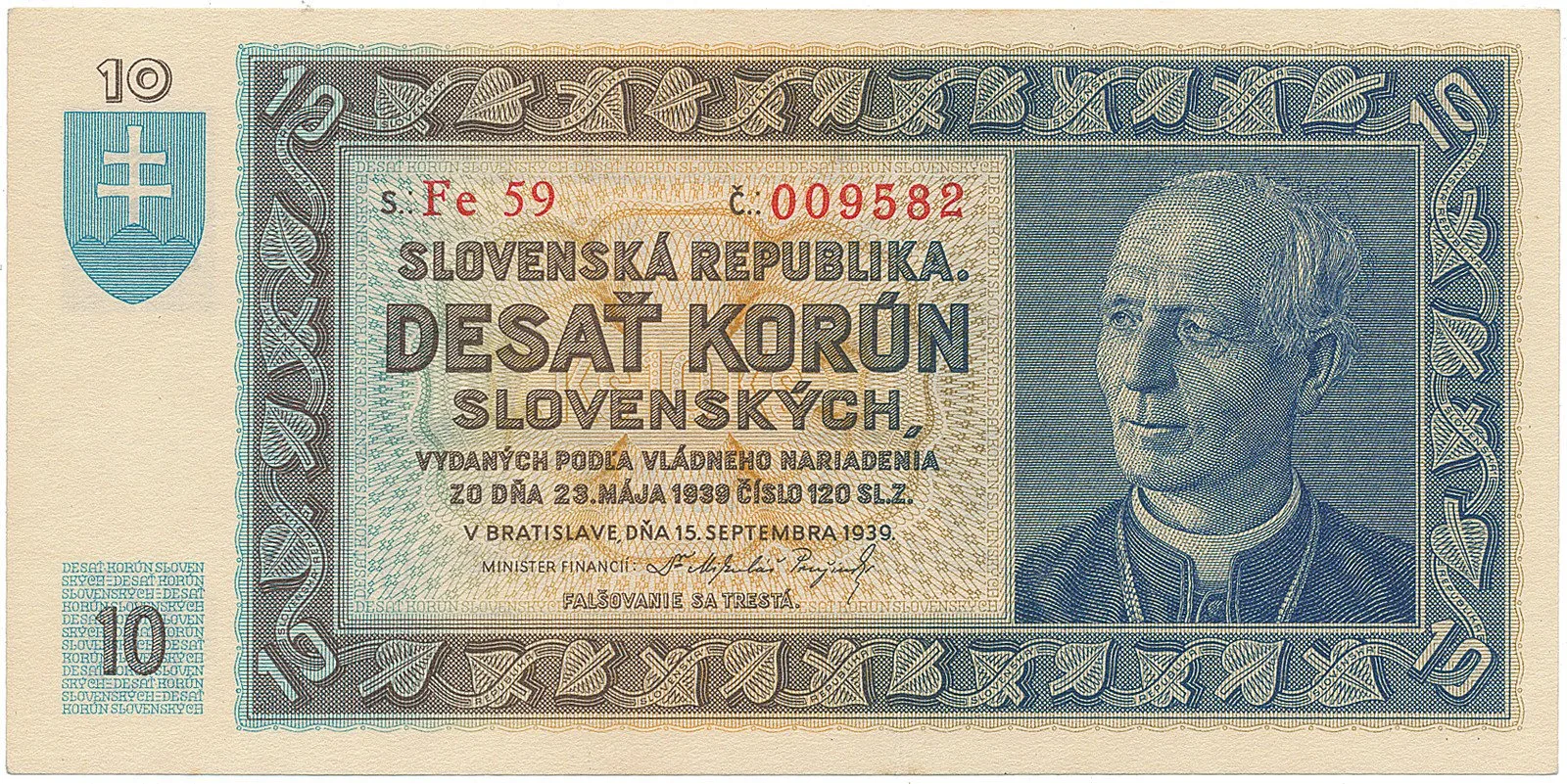 Slovenský stát, 1939 - 1945 — 1