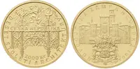 2000 Kč 2004 - Novogotika - Zámek Hluboká, PROOF - fotografie 2