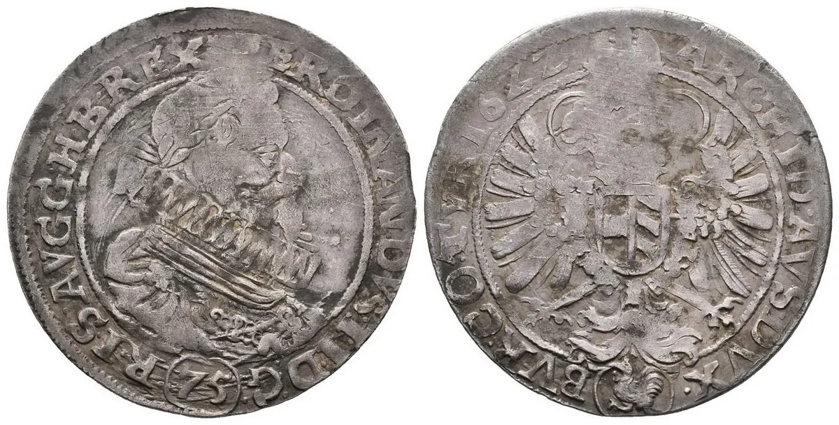 Ferdinand II., 1619 - 1637 (Mince kiprová) — 1