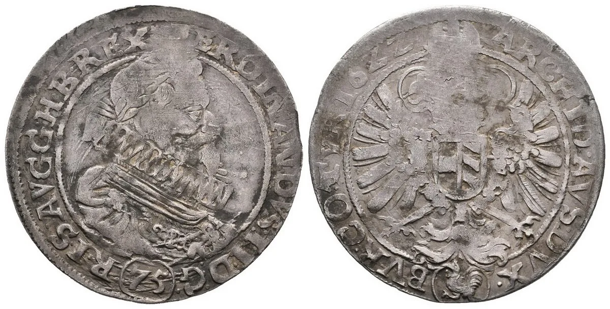 Ferdinand II., 1619 - 1637 (Mince kiprová) — 1