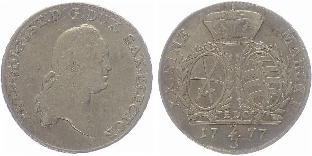 Sasko, Friedrich August III./I., 1763 - 1827 — 1