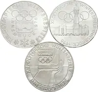 100 Schilling 1976 - XII. ZOH, různé motivy, — 2