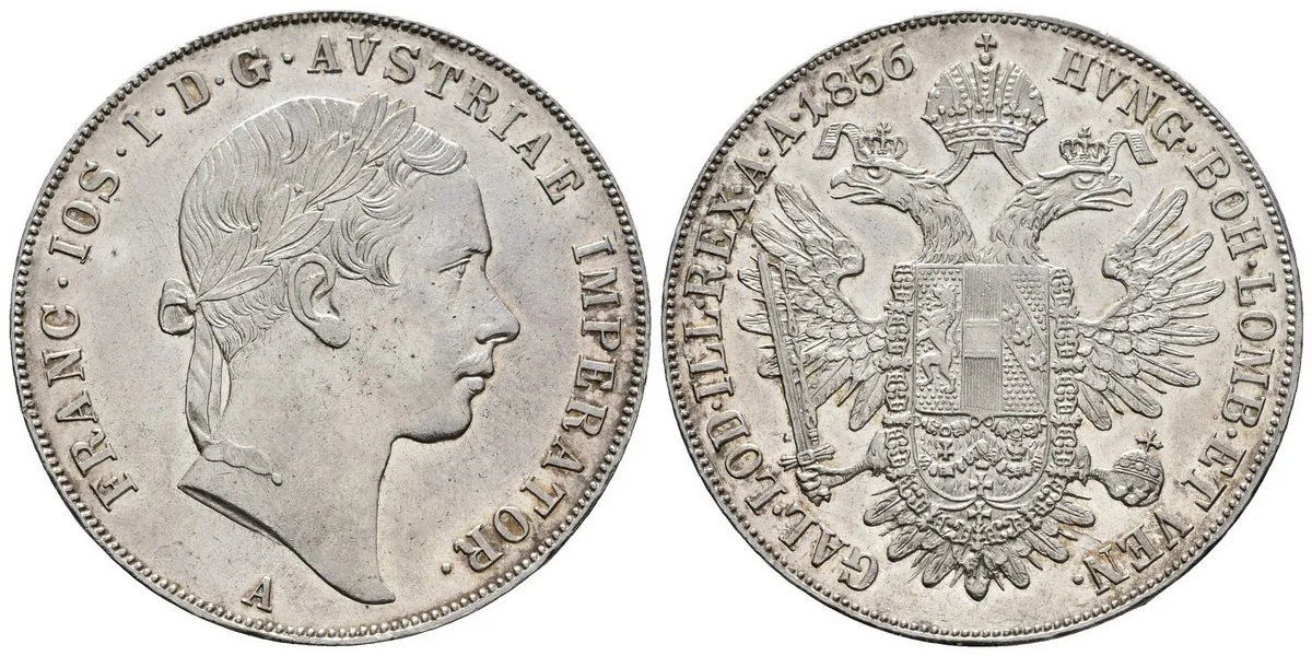 Konvenční měna, 1848 - 1857 — 1