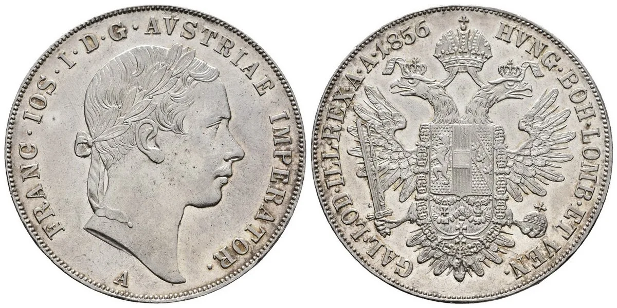 Konvenční měna, 1848 - 1857 — 1