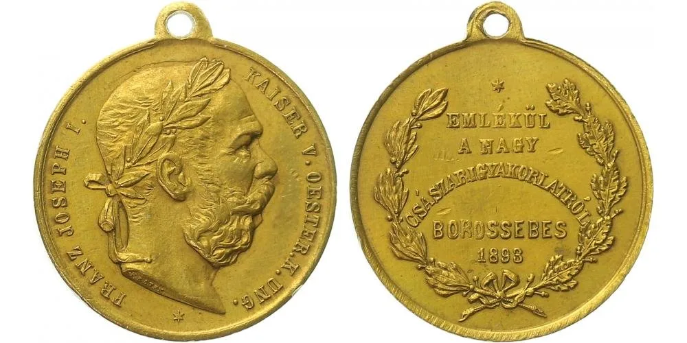 František Josef I., medaile vojenských manévrů — 1