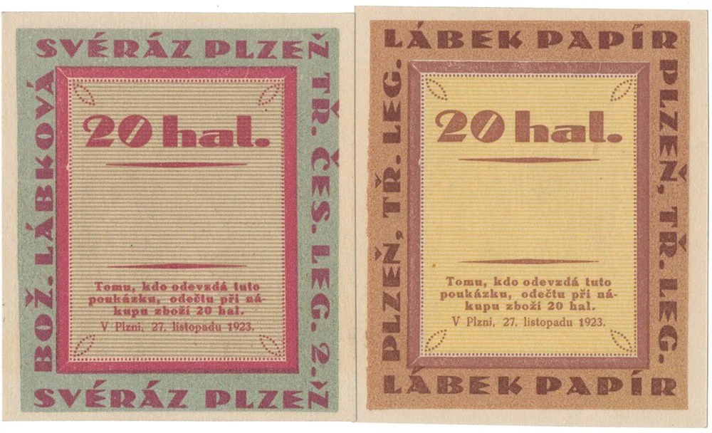 Nouzovky české od roku 1914 — 1