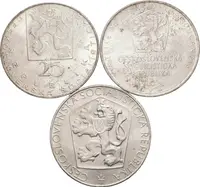 Soubor mincí - 25 Kčs 1965 - 20. výročí osvobození, 1968 - Národní muzeum — 2