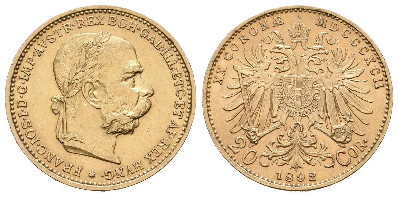 20 Koruna 1892