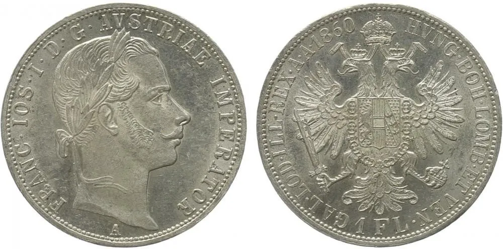 Rakouská a spolková měna, 1857 - 1892 — 1