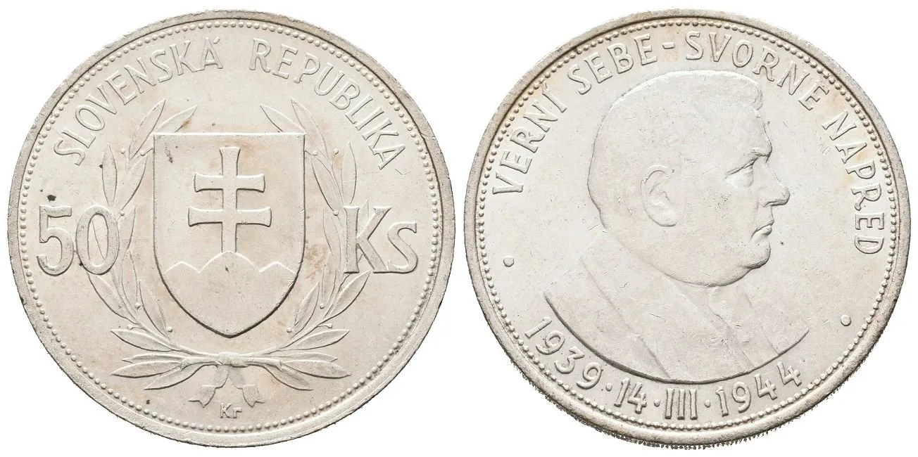 50 Koruna 1944 - Jozef Tiso