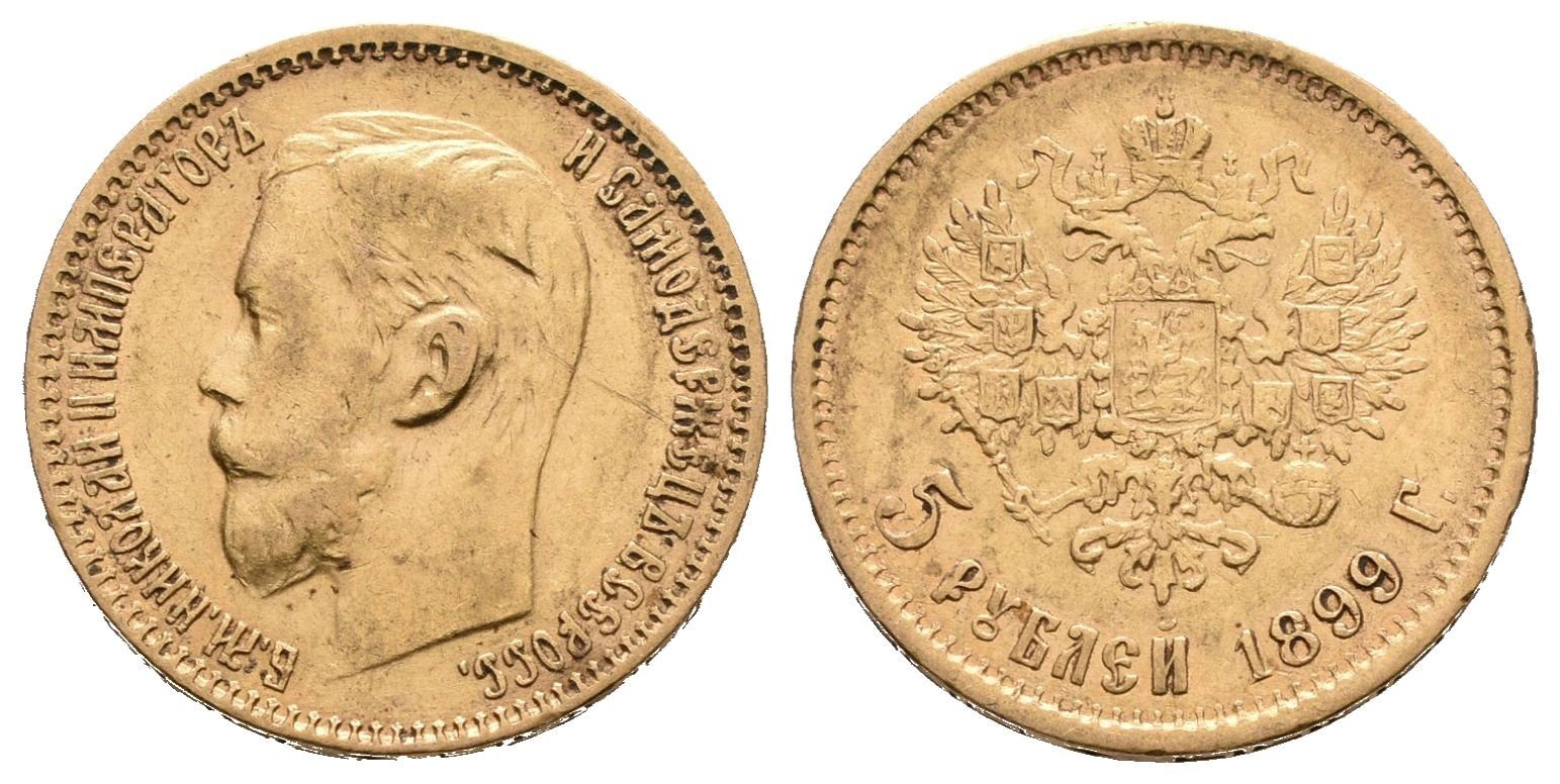 Rusko, 5 Rubl 1899 FZ
