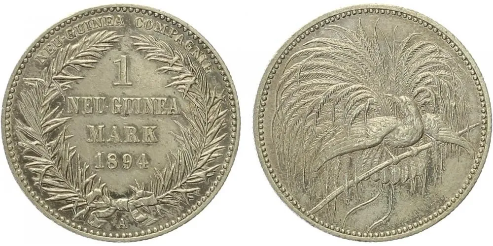 Koloniální ražby, Německá Nová Guinea — 1