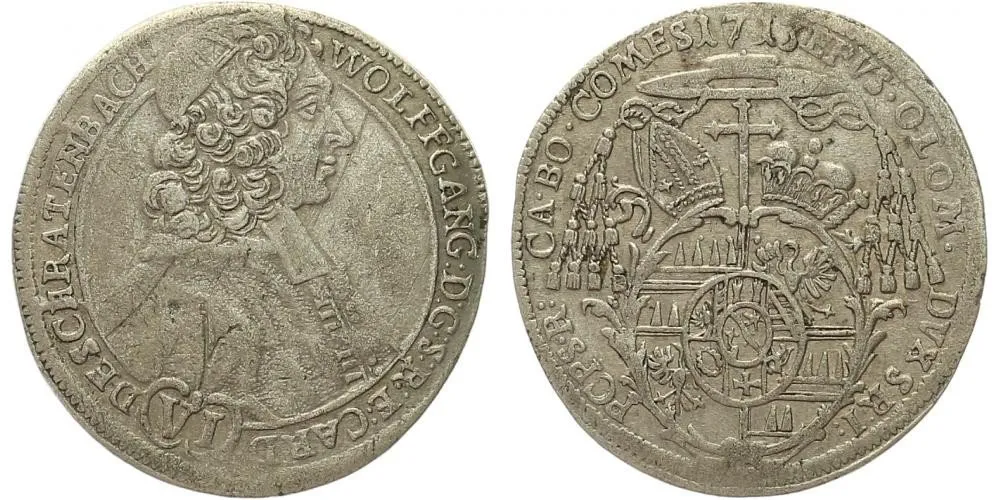 Olomouc - biskupství, Wolfgang von Schrattenbach, 1711 - 1738 — 1