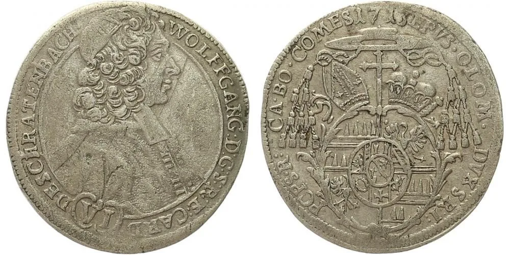 Olomouc - biskupství, Wolfgang von Schrattenbach, 1711 - 1738 — 1