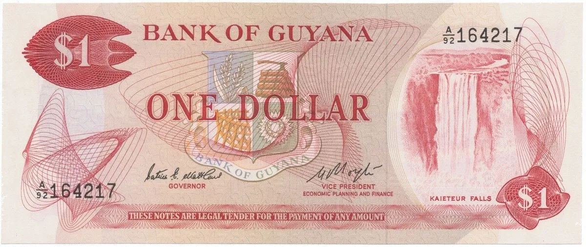 Guyana, 1 Dollar (1983), P.21e