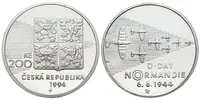 200 Kč 1994 - Normandie, PROOF