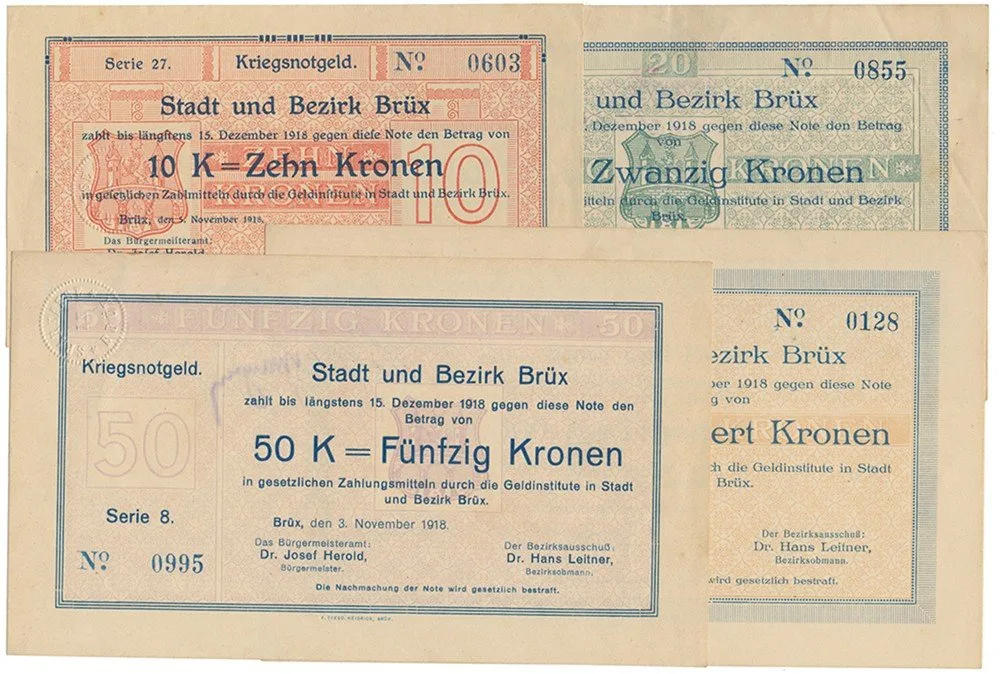Nouzovky české od roku 1914 — 1