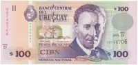 Uruguay, 100 Pesos Uruguayos 2003, P.85