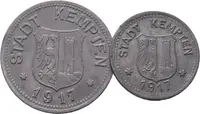 Nouzové ražby, 50 a 10 Pfennig 1917 - Kempten - fotografie 2
