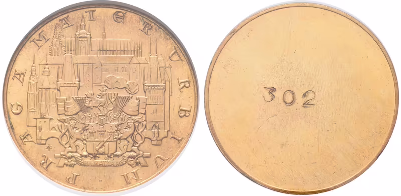 10 Dukát 1978 - jednostranný odražek rubní strany, NGC MS 67