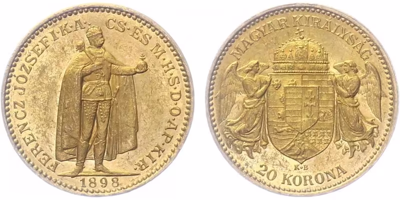 20 Koruna 1898 KB