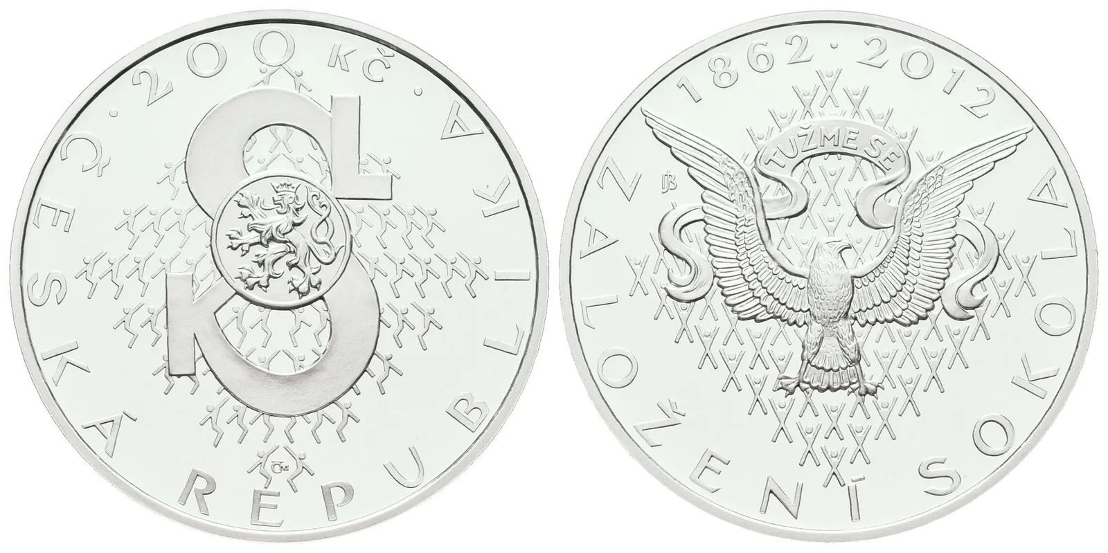 200 Kč 2012 - Sokol, PROOF