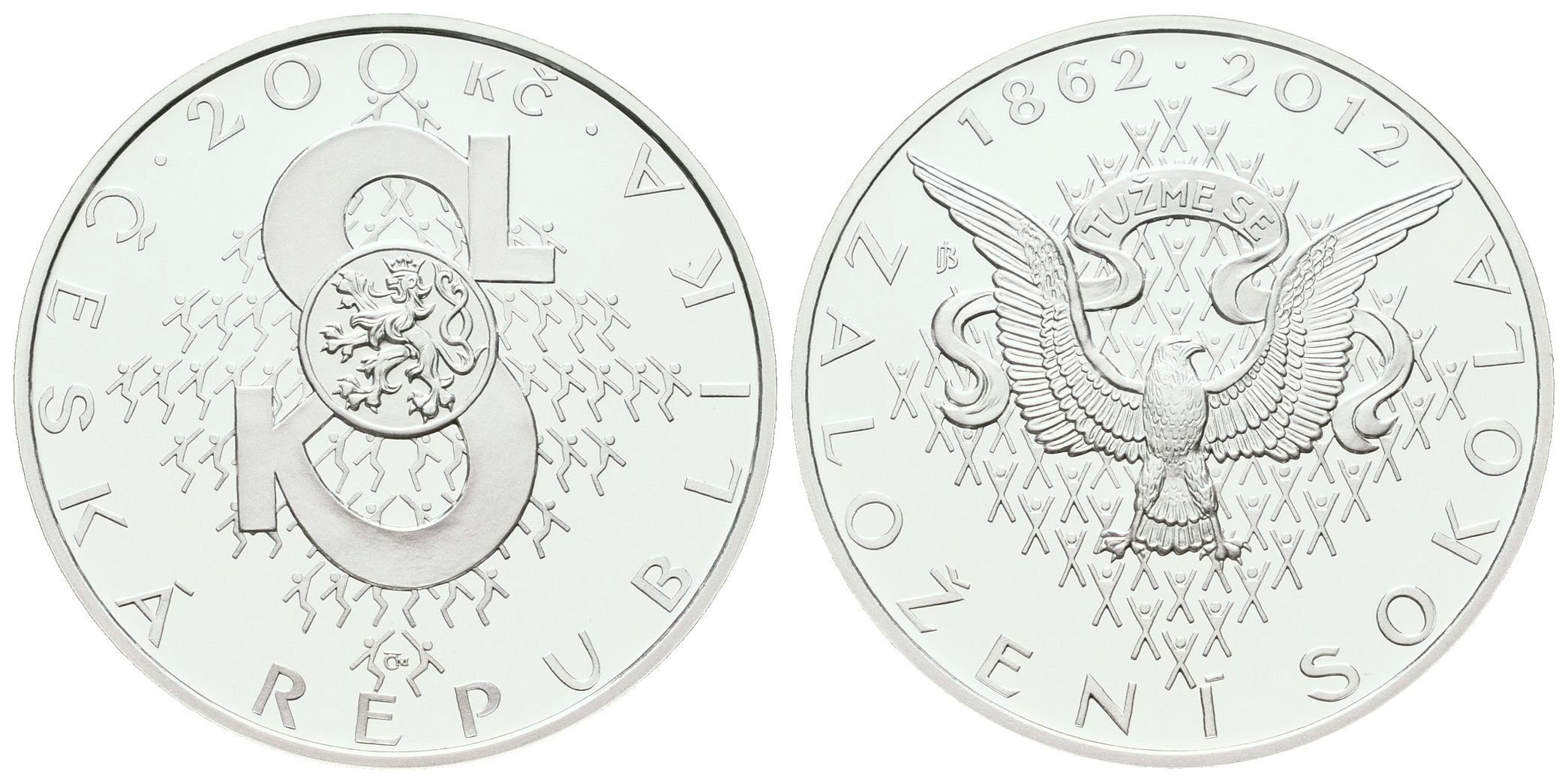 200 Kč 2012 - Sokol, PROOF