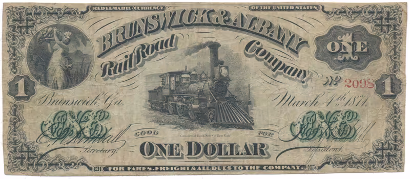 USA - Georgia, 1 Dollar 1871