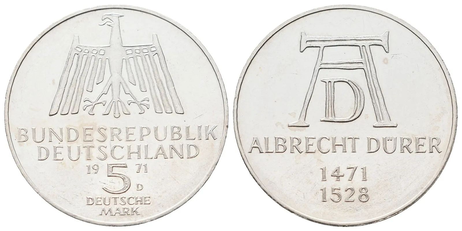 SRN, 5 Marka 1971 D - Dürer